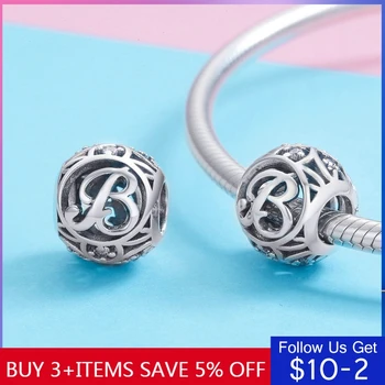 

100% 925 Sterling Silver Beads Fit original 3mm Bracelets DIY Jewelry