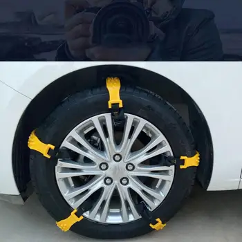 

Snow Chains Anti-jump Car Tires Tpu Durable Car Winter Driving Belt Safe for Ice Snow Sand Mud Road Chains