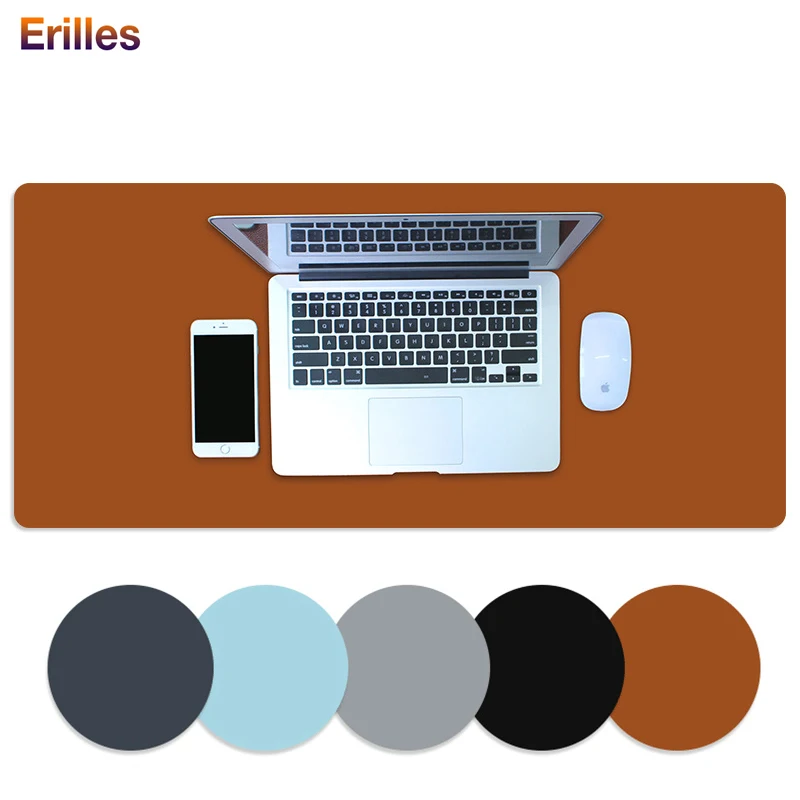 

Hot Large Mouse Pad PU Leather Gaming Mousepad Anti-slip Desk Table Pad Gaming Mouse Mat PC Computer Keyboard Desk Mat