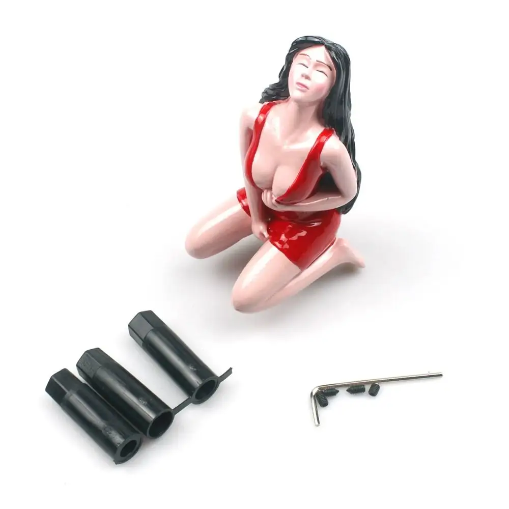 

Универсальная ручка переключения передач, красное платье, пикантные женские ручные рычаги переключения передач для автомобиля, грузовика, Рычажные аксессуары