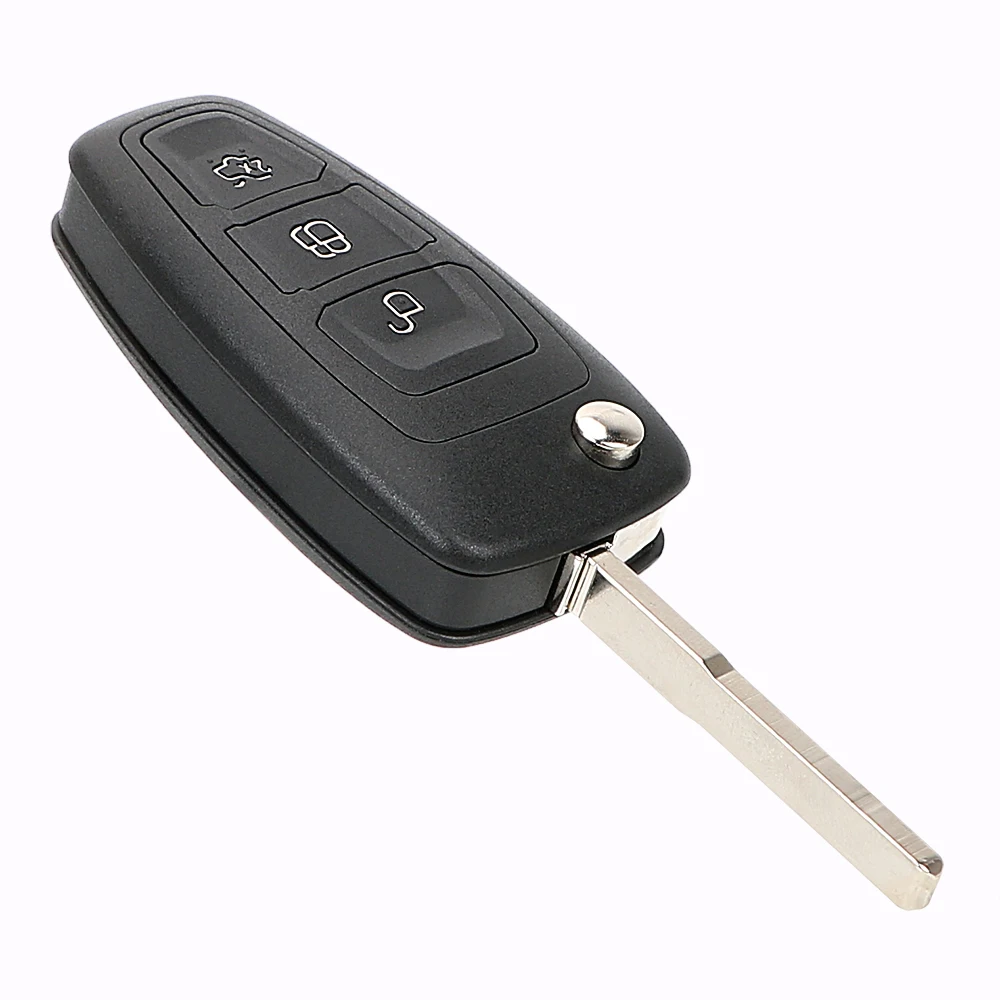 

For Ford Focus 3 Fiesta Mondeo 2 Button Blank key blade Car Accessories Car key Shell Flip Folding key Replacement Shell Remote