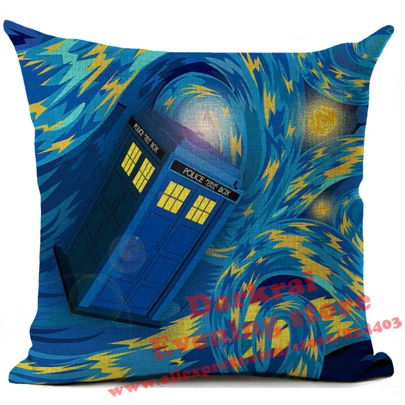 Наволочка для подушек Doctor Who Tardis Exterminate с принтом, подушки для дома, декор для гостиной, дивана, декоративная наволочка - Цвет: 3