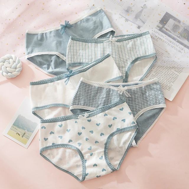 Cotton Underpants, Cotton Underwear, Cotton Panties, Panties Heart