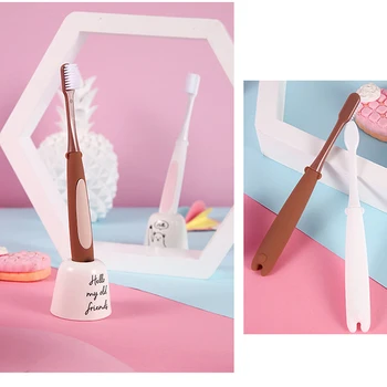 

Baby Soft-bristled Toothbrush Cartoon Animal Tooth Cleaner Baby Kids Training Dental Care Child Teeth Brushes