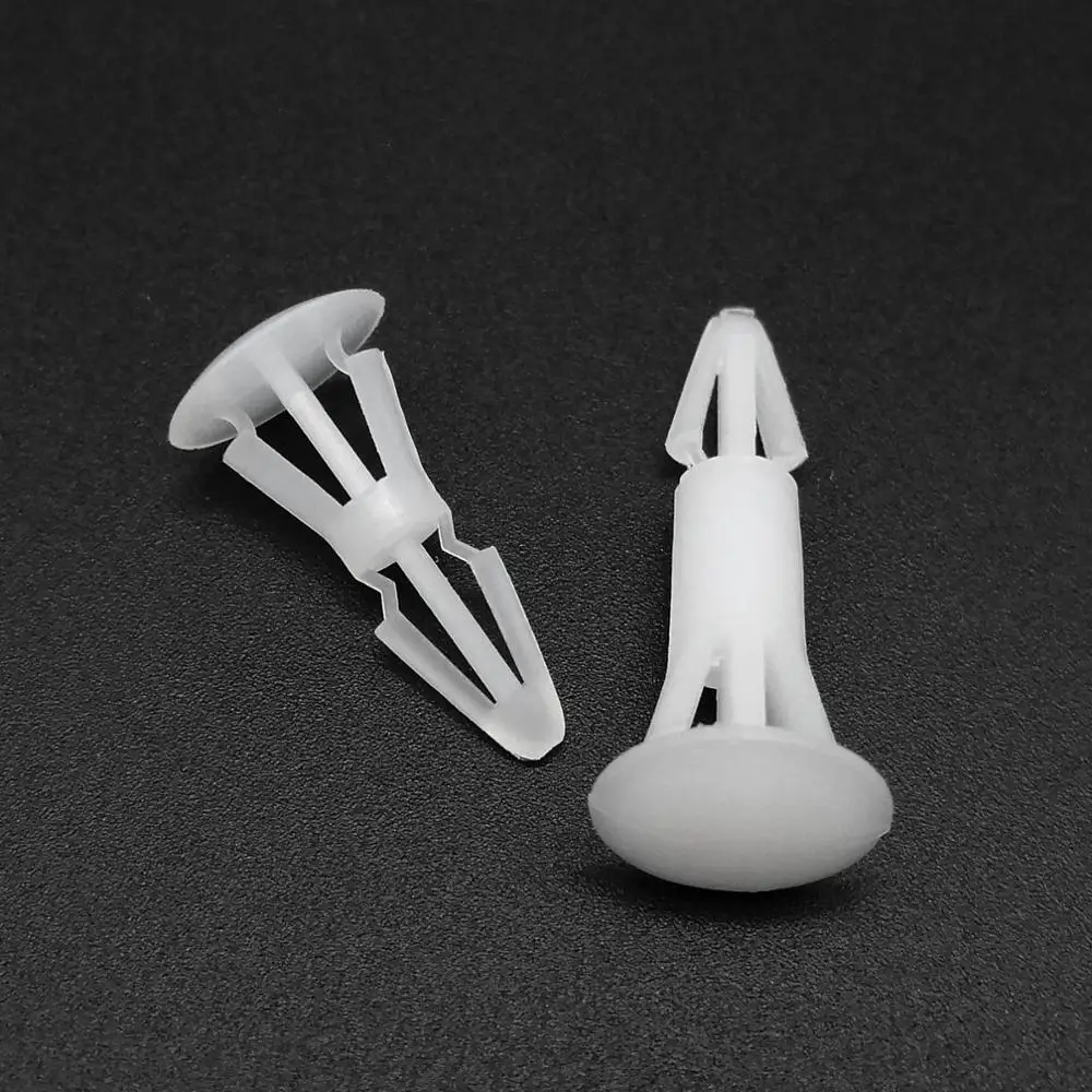 Rivets and Fasteners Rivets and Screws 100X Nylon Plastic Standoff Spacer Rivet Push In Lock Clip Fixed Support PCB Circuit Board for 3-4mm 4.5-5.5mm Hole Chassis
