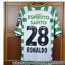 Лиссабон Ретро 2002 2003 футбольные Майки#28 C. RONALDO 02 03 винтажные Майо DANNY Camisa de futebol SA PINTO футбольные футболки