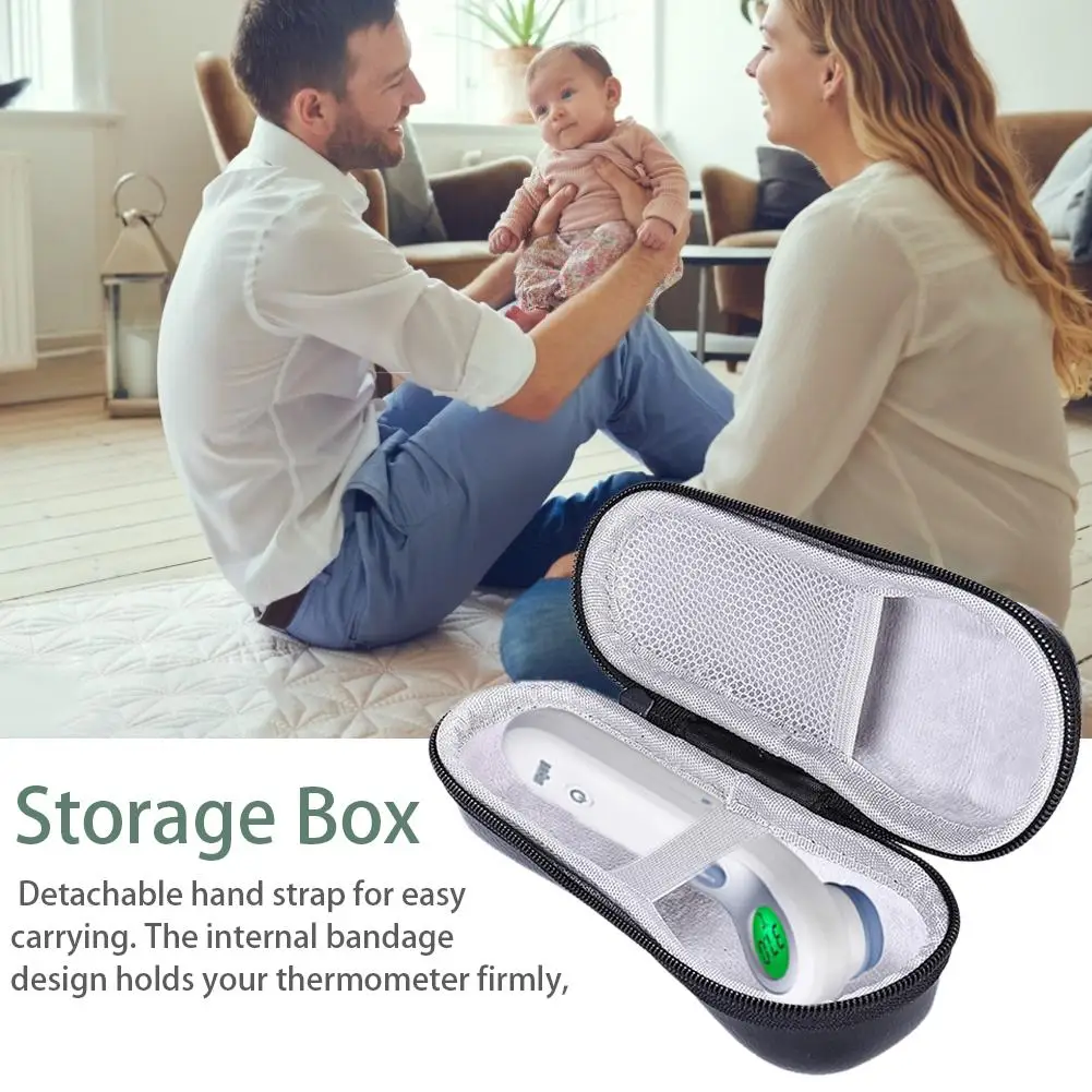 Suitable For Braun Forehead Thermometer Child Baby Household Thermometer Storage Bag Protective Case Storage Box
