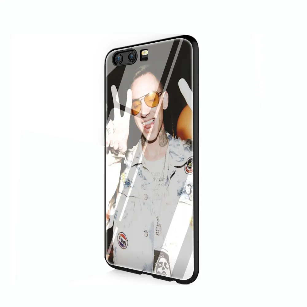 EWAU Blackbear закаленное стекло чехол для телефона huawei mate P 10 20 30 Lite Pro Y9 Honor 8X 7A - Цвет: G11