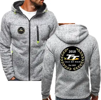 

2019 Winter New Fashion Isle of Man TT Hoodie Men Zipper Cardigan men Hoodie Sweatshirts Casual Coat Tops
