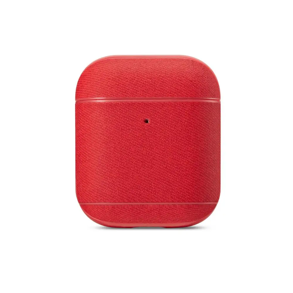 AirPods косой ткани текстуры наушники для AirPods 1 AirPods 2 поколения наушники с зарядным устройством Коробка Чехол