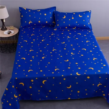 

1pc bed sheet sabanas cama Sheets of single bed sheets for students' dormitories 1.8 meters and double beds by single bed