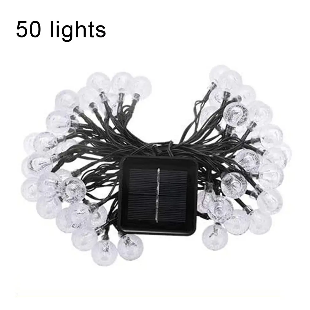 

Led Solar Energy Light Garden Outdoor House Party Decoration Waterproof Solar Power Supply Bubble Lamp String Lamp