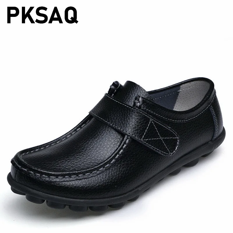 Женские повседневные туфли из натуральной кожи женские лоферы на шнуровке