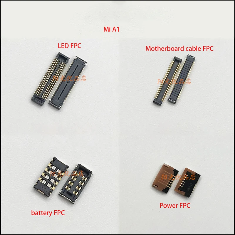LCD Display FPC Connector Plug MotherBoard Pin Battery Clip Power Plus For Xiaomi Mi A1 | Мобильные телефоны и аксессуары