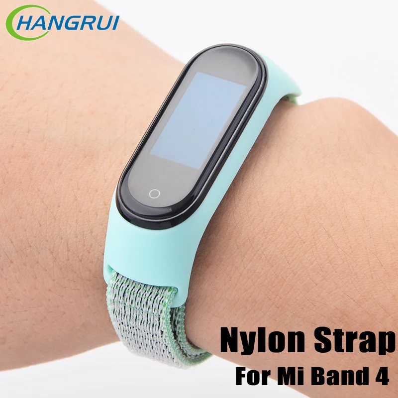 Nylon Strap For Xiaomi Mi band 4 Replaceable Smart Watch Wristband Bracelet For Mi band 4 NFC Mi4 Global Women Men bracelet