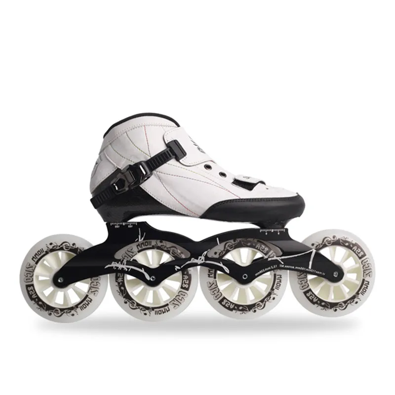 2 Layers Carbon Fiber Inline Speed Skates For Adults Kids Alphalt Street Skating Shoes For PS For CITYRUN Korea Japan Racing Roller adult roller skates