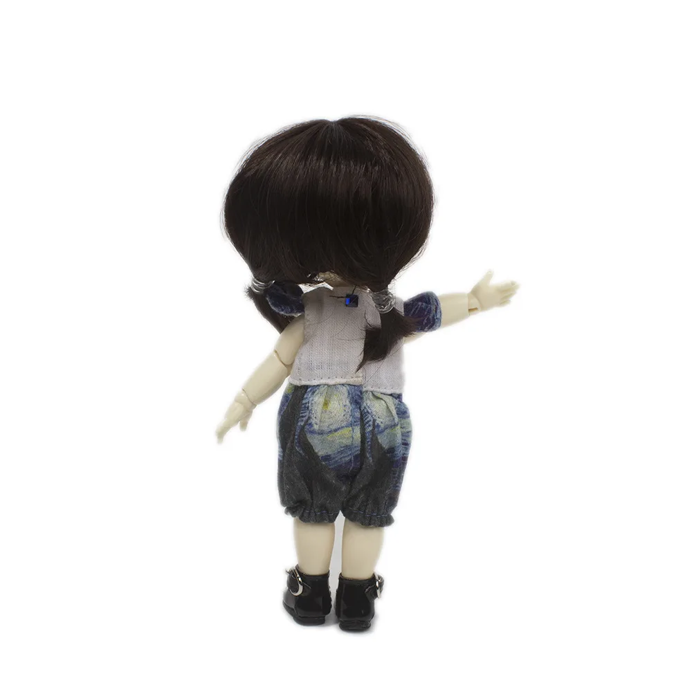 Кукольные волосы для 1/8 5-6 дюймов Bjd SD ob11 маленький кукольный парик Модный Стиль Мягкий Шелковый кукольный парик для кукол аксессуары