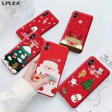 Чехол для телефона с рождественским рисунком для samsung Galaxy S7 S8 S9 Plus S10 Lite S10e противоударный чехол Note 8 9 10 Pro A7 TPU силиконовый чехол