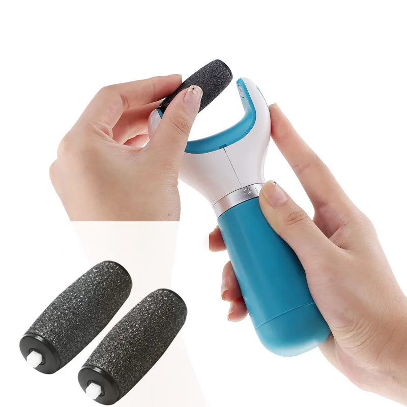 

Hot 2pcs New Foot care tool Heads Pedi Hard Skin Remover Refills Replacement Rollers For Scholls File Feet care Tool