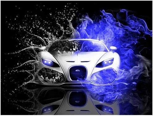 5D полная Алмазная Вышивка спортивный автомобиль Алмазная картина крутые Новые поступления Супер спортивные автомобили мозаика Алмазные Фотографии Декор Er005 - Цвет: 9ER005-1