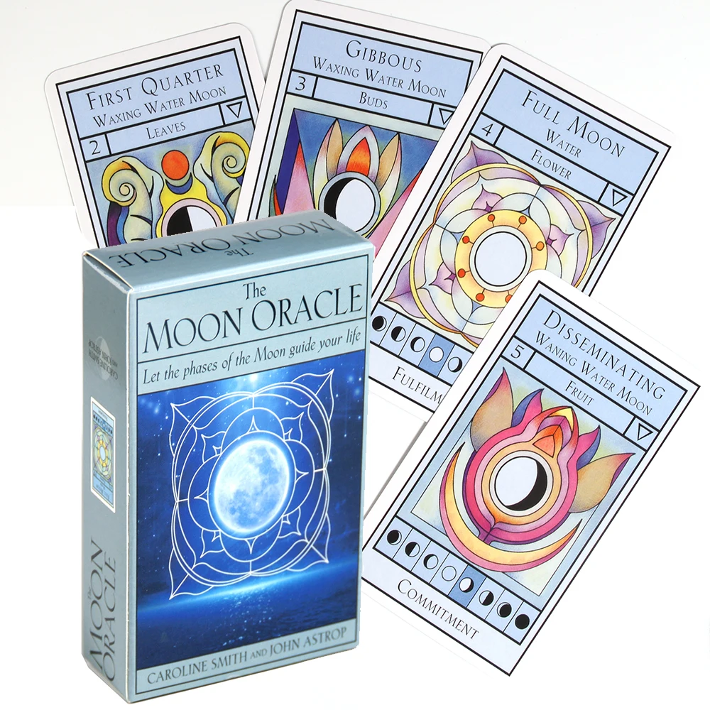 The Moon Oracle Let Phases Of Guide Your Life 72 Cards With Pdf Guidebook Card Game Board | Игрушки и хобби