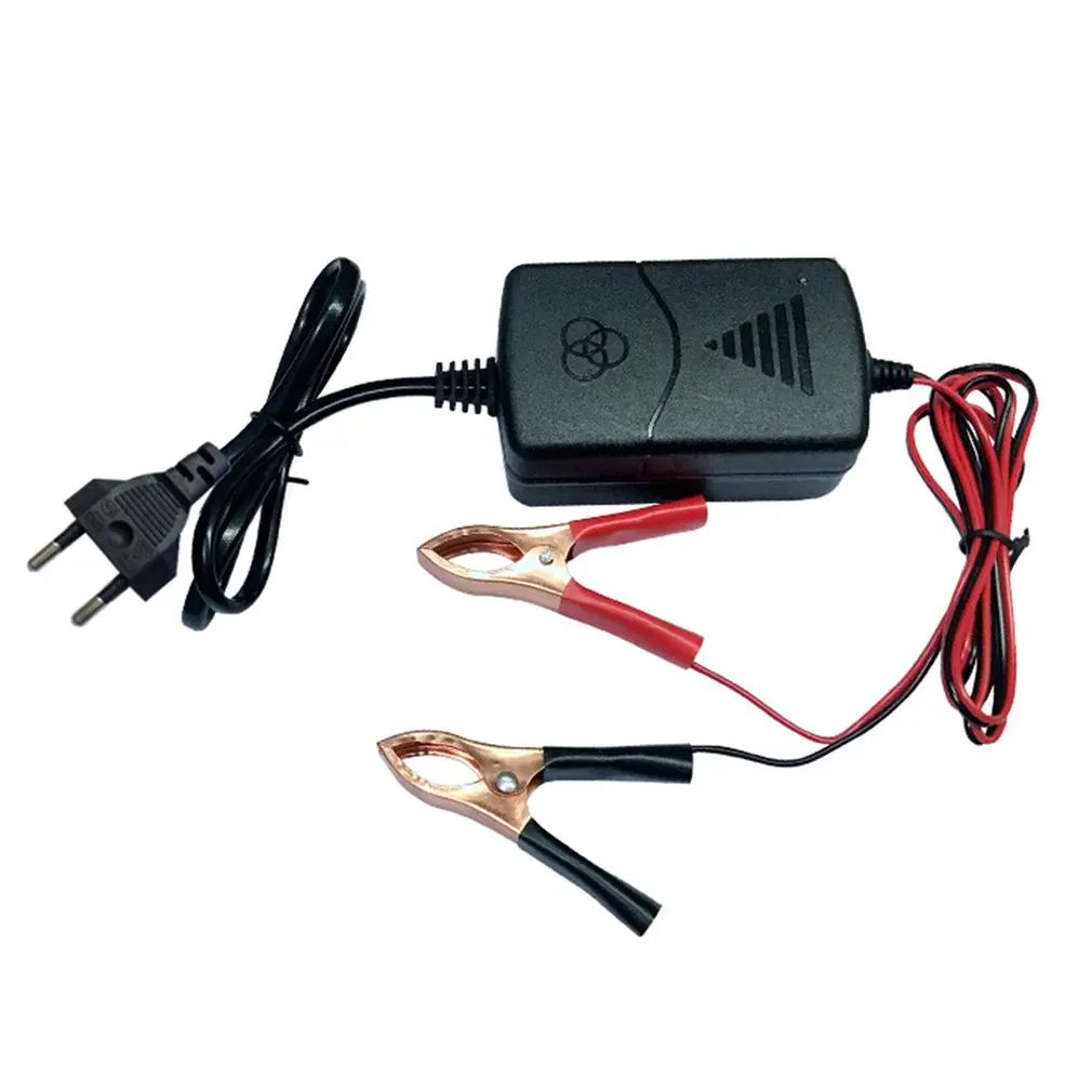 12V1A свинцово Кислотное зарядное устройство 14 4 вольт двойной провод крокодил