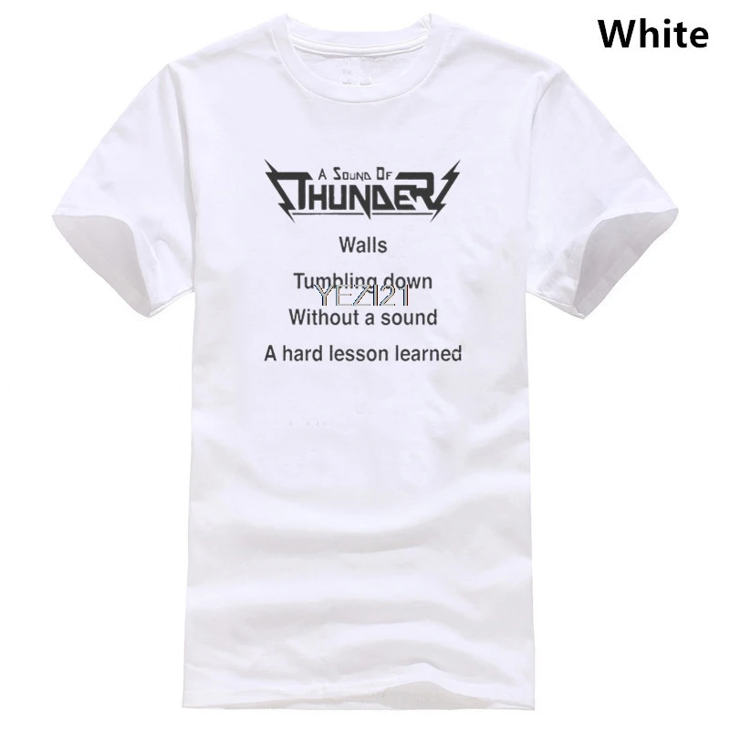 Футболка со звуком грома | Мужская одежда