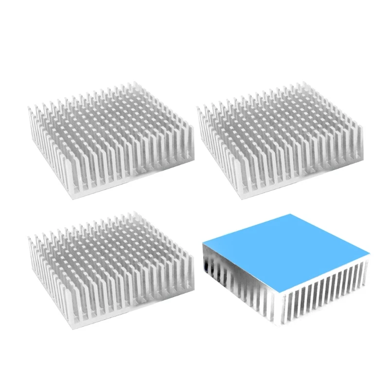 4pcs Heatsink Assortment Kit with Thermal Tape Small Cooler Aluminum