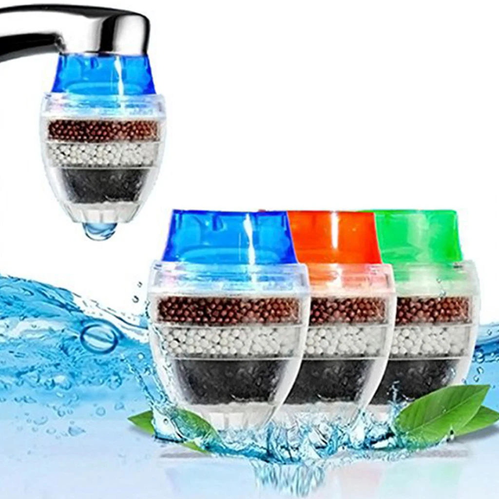 1 шт. миниатюрный очиститель воды для кухонного смесителя из углеродного