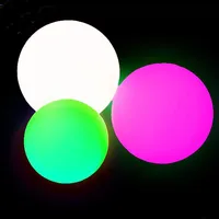 LED Outdoor Garden Landscape Light Rechargeable Remote Control RGB Waterproof LED Swimming Pool Floating Ball Lawn Lamps Pathway 1