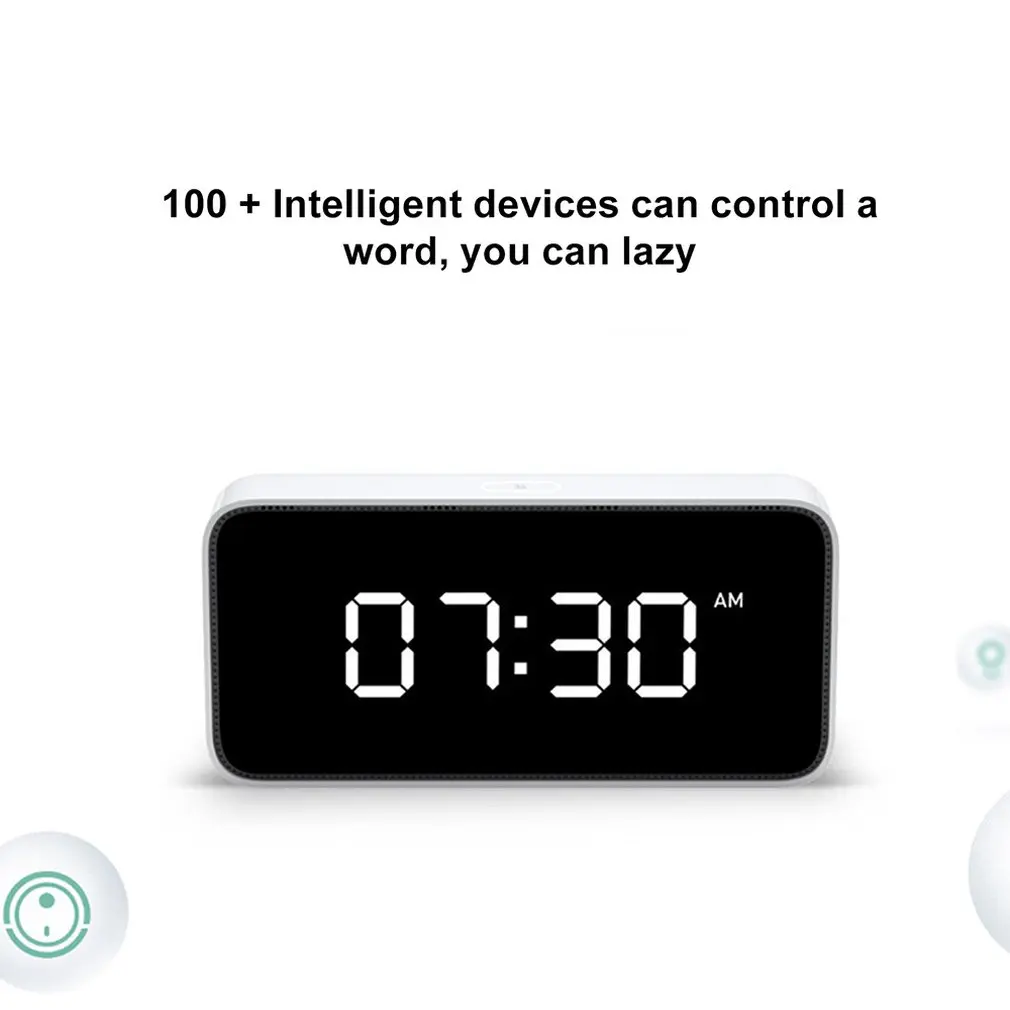 Xiao mi Xiaoai умный будильник голосовые вещательные часы ABS настольные часы Dersktop автоматические калибровки mi Home App