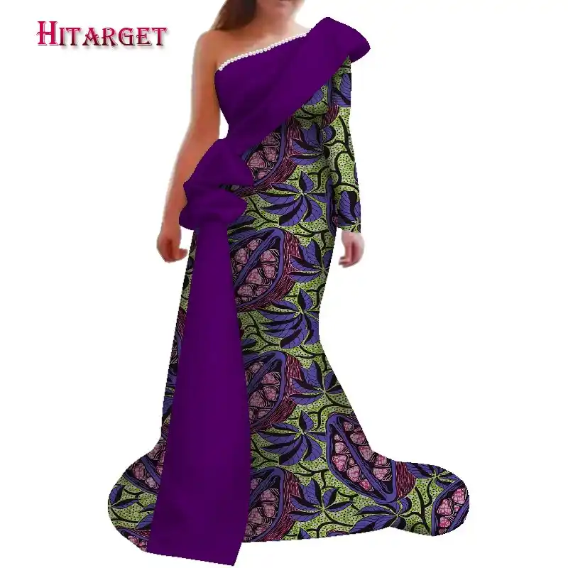 african print evening gowns