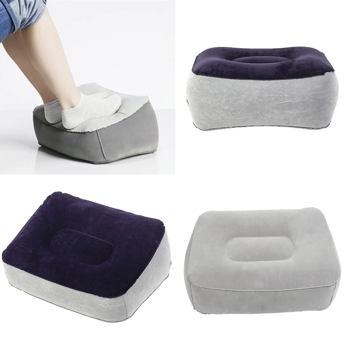 Мягкая подушка для ног, ПВХ, надувная подушка для ног, подушка для дома, расслабляющая, офисная, для ног, воздушный инструмент, для отдыха, для путешествий