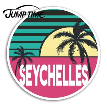 

Jump Time for Seychelles Vinyl Stickers Travel Africa Sticker Laptop Luggage Window Decal Waterproof Car Accessories