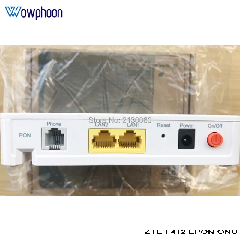 50Pcs ZTE ZXA10 F412 EPON ONU 1GE+ 1FE+ 1TEL fiber