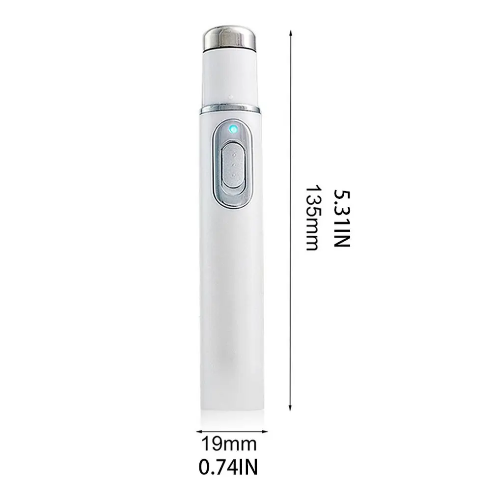 Kd-7910 Acne Laser Pen Machine Blu-Ray Acne Pen Portable Wrinkle Toxin Removal Treatment Massage Stainless Pen Massage