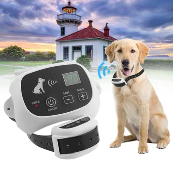 

Rechargeable & Waterproof Wireless 1/2/3 Dog Fence No-Wire Pet Containment System With Progressive Warning Tone US Plug