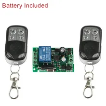 QIACHIP 433 МГц беспроводной пульт дистанционного управления Переключатель переменного тока 85 В~ 250 В 110 В 220 В 1CH релейный модуль приемника+ RF передатчик для двери гаража