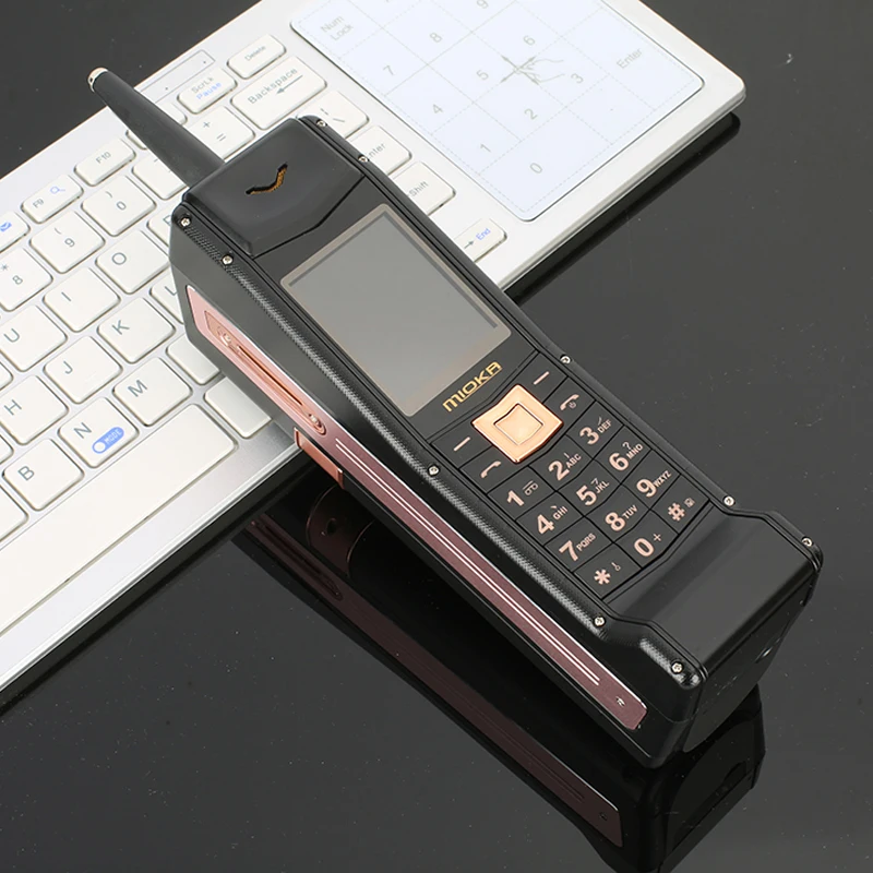 Big Retro Mobile Phone Luxury Classic With Antenna Power Bank 5400mah Long Standby Voice Changer SOS Dial Black List Cellphpne