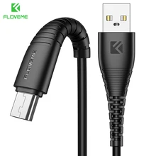 FLOVEME 2.4A usb type C кабель для передачи данных для samsung S8 S9 S10 Plus 0,3 м 1 м телефон высокопрочный кабель для Xiaomi A2 Для huawei P10