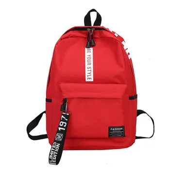 

2019 Unisex Oxford Textile Backpack Outdoor Travel Backpack Student Bag Solid Color high quality Handbags