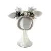 Newborn Wool Felt Deer Bonnet Girl Baby Flower Hat Newborn Photography Props Boy Baby Reindeer Hat Photo Shoot 4