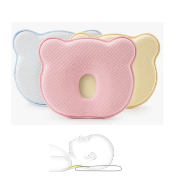 

Baby Pillow Newborn Shaping Pillow Breathable Anti Roll Sleeping Pillow Prevent Flat Head Pillows for Infant Bedding Accessories