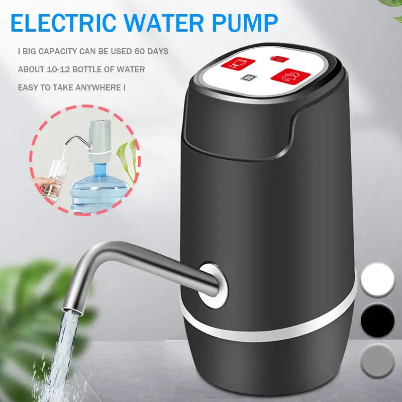 

DC5V Automatic USB Charging Water Bottle Pump Dispenser Portable Electric Drinking Bottle Switch Single Cooling Water Dispenser