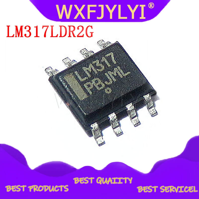 10 шт./лот LM317LDR2G LM317DR2G LM317 лапками углублением SOP-8