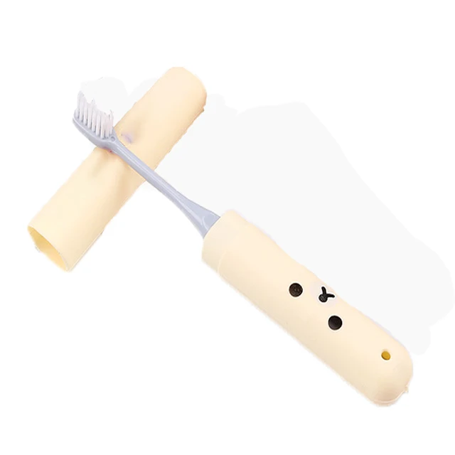 Utazási Fogkefe Doboz Hordozható Fogmosás -Kefe Fedél Szerelmesei Rajzfilm Tárolódoboz Porálló És Lélegző Tok - Image 2