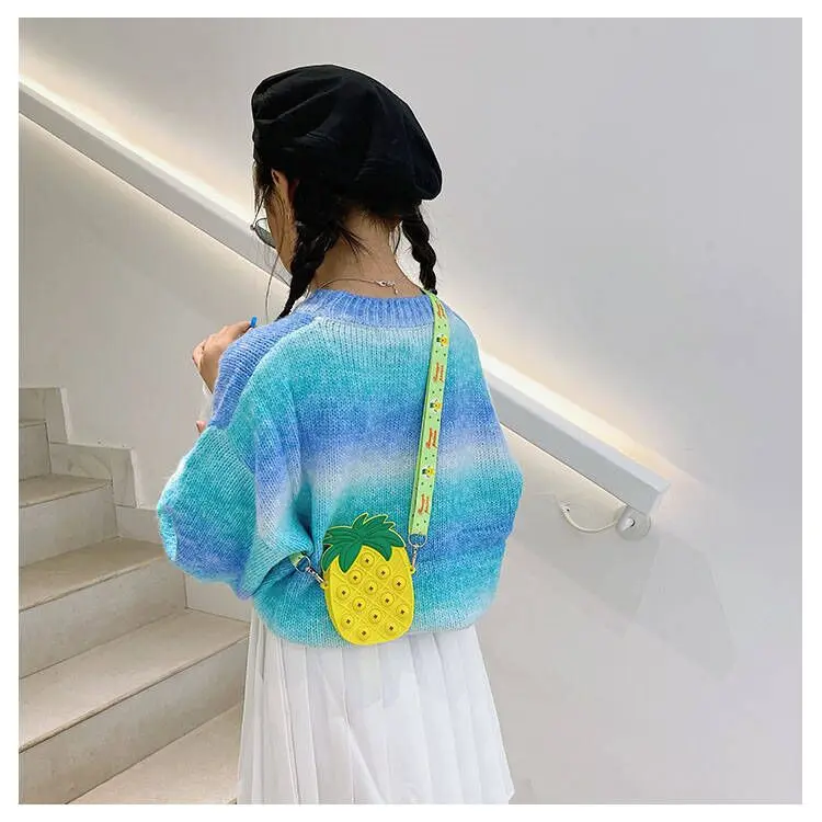 Fashion Poppet Push Bubbles Toy Rainbow Unicorn Kawaii Coin Purse Children Wallet Ladies Bag Silica Gel Simple Dimple Fidget Toy