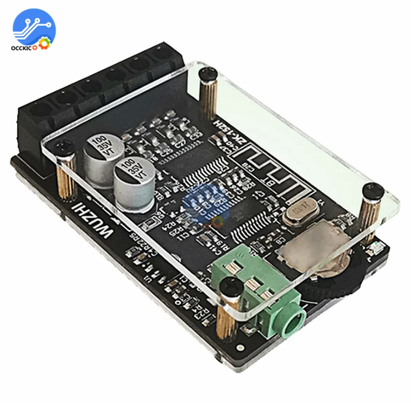 

2X15W Dual-Channel Stereo Mini Bluetooth 5.0 Digital Power Amplifier Board Module AUX Amplifier Board TPA3110D2 amplificador