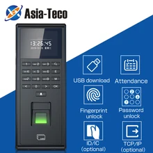 Tcp/ip Fingerprint RFID 125KHZ presenze tempo kit sistema di controllo accessi porta intelligente tastiera autonomo 1000 utenti scheda 13.56MHZ