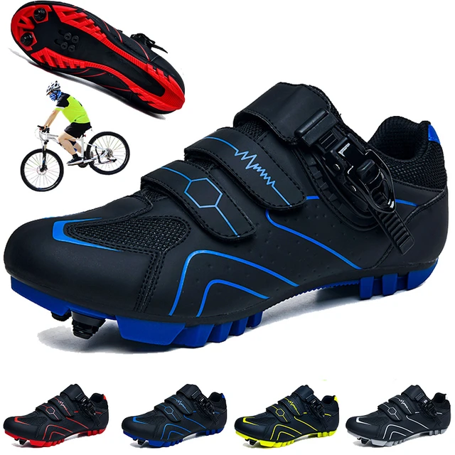 Zapatillas ciclismo mtb para hombre y mujer, zapatos planos de bicicleta de  montaña, botas de bicicleta de carretera, zapatillas de ciclismo velocidad,  calas Spd para Shimano - AliExpress